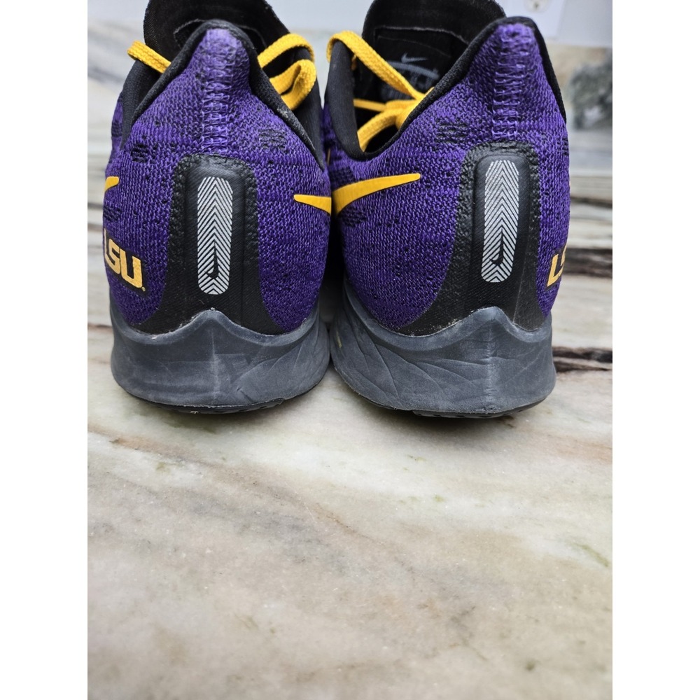 NIKE Air Zoom Pegasus 36 LSU Sneakers Mens 10 Purple Gold Shoes - Picture 4 of 8